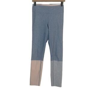 Outdoor Voices Dipped Leggings Womens Size Small Blue Gray and Pink Activewear